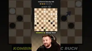 Tak to wygrał holenderski arcymistrz 🇳🇱 ⚪⚫ ⭐3/7 | Codzienne Warcaby #35