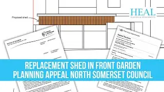 Refusal for Front Garden Shed Overturned Planning Appeal Success in North Somerset