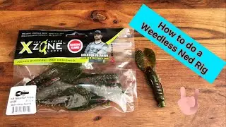 How To Do a Weedless Ned Rig on an Xzone Muscle Back Craw