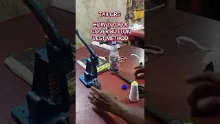 HOW TO MAKE A COVER BUTTON BEST METHOD #howtomakeacoverbutton #coverbutton