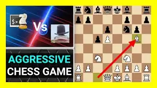 Aggressive Chess Engine Game, saturn 1.3 vs Wahoo 4.0.0, Watch and Learn Chess