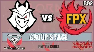 G2 vs FunPlus Phoenix (BO2) - DAY 2 - Group Stage - Allied Esports Odyssey - Valorant Highlights
