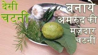 Amrood ki mazedar chutney /indian guava sauce