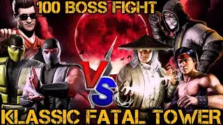 Mortal Kombat mobile KLASSIC FATAL TOWER 100 BOSS FIGHT With Gold team #mortalkombatmobile #mkmobile