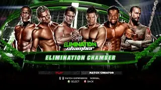 WWE '13 - Jericho vs. Miz vs. Ziggler vs. Kingston vs. Truth vs. Punk - Elimination Chamber Match