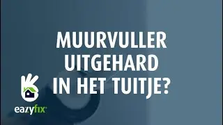 Eazyfix&reg;: Muurvuller uitgehard in het tuitje?