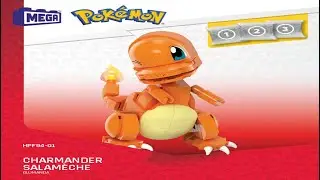 Mega Construx instructions | Pokemon | HPF94 | Build & Show Kanto Region Trio (Charmander)
