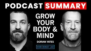 Build Muscle & Strength & Forge Your Life Path | Dorian Yates | Huberman Lab