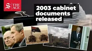 2003 cabinet papers show no formal records on Australia's Iraq war decision