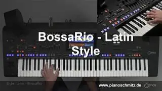 Yamaha Genos   BossaRio   Latin Style