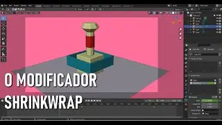 Blender 3D - O MODIFICADOR SHRINKWRAP