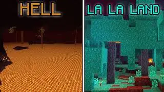 The nether used to be hell...