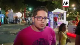 Opening of music festival in Carthage