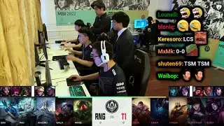 RNG vs T1 - Game 1 | 2022 MSI Finals | Twitch VOD with Chat