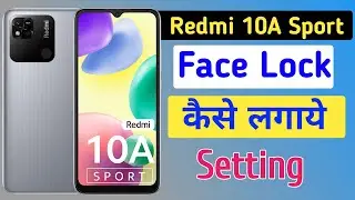 Redmi 10a sport face lock setting/redmi 10a sport me face lock kaise lagaye