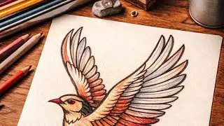 dangerous bird drawing🚫 #biggnersarts#drawing#art #painting#artwork#birdart #viral #video 