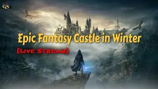Frozen Kingdom at Dawn ❄️ | Epic Fantasy Castle in Winter &bull; 4K LIVE