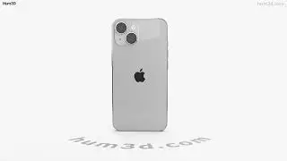 Apple IPhone 14  3D model by Hum3D.com