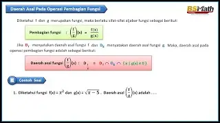 Daerah Asal Fungsi Pembagian | Matematika SMA Kelas XI Kurikulum Merdeka
