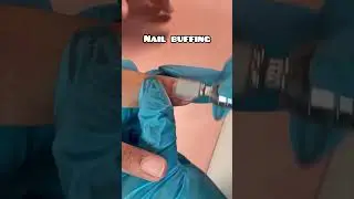 Nail buffing using the e-file #nails #nailtech #shortvideo #tutorial #shortsfeed #shortsreels