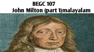John Milton( BEGC 107) part 1 Malayalam @studybuddiesignouclasses9521