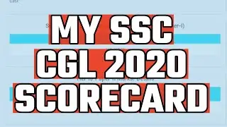 SSC CGL 2020 SCORECARD / SSC CGL 2020 MARKS RELEASED / MY SSC CGL 2020 MARKS