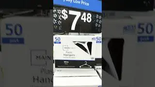 Never Run Out of Hangers Anymore! Super Deal at Walmart! #walmart #shorts #clearance #walmartsales