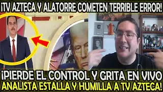 &iexcl;NO SE MIDIO! JESUS ESCOBAR HACE P3D4ZOS A TV AZTECA Y ALATORRE LO HUMILLA EN CADENA NACIONAL