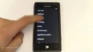 Samsung Omnia 7 - People