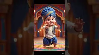 Punjabi Dhol Cute Baby Dance Fast #dance #funny #dhol #punjabi #punjabimusic #punjabisong