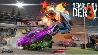 Jogando Demolition Derby 3 (O início)
