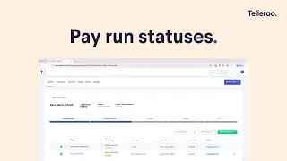 Pay run statuses