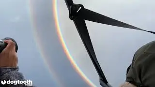 Photographers Fly Into Full Circle Rainbow || Dogtooth Media