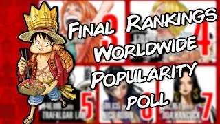 The Worldwide One Piece Popularity Poll Final Rankings Are Here! WHO WON?! LETS TALK ABOUT IT!