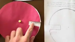 Sticky Learning: Months of the Year wheel