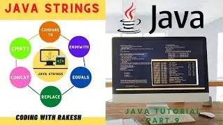 String In Java || Java Tutorials Part - 9 || Coding With Rakesh