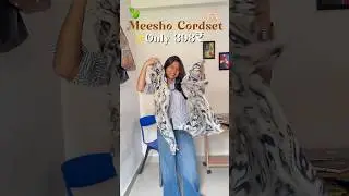 Meesho Ethnic Cordset &ndash; Under 400✨#meeshocordset #meeshofinds #festivevibes #meesho #whatiordered