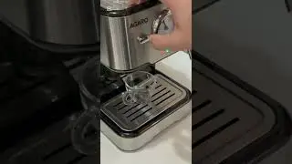 First coffee with an upgraded setup ☕️ AGARO Imperial Espresso Coffee Maker #asmr #coffee #espresso