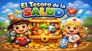 El Tesoro de la Salud 💎🍎 | Aprende H&aacute;bitos Saludables Jugando 👧🧒