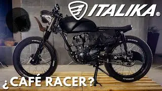 De moto de trabajo a Caf&eacute; Racer, Italika Proyecto 100% | Jorge Balderas