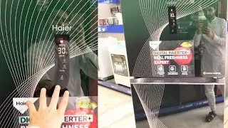 Haier DC inverter refrigerator/digital temperature setting/ HRF 398lFRA IF series touch setting 2024