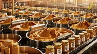Mass Production of Peanut Butter | Peanut Butter Factory