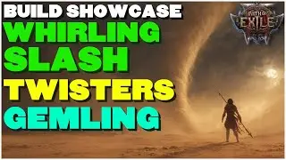 [POE 2 0.3] Whirling Slash Twister Deadeye and Gemling! Blast Your Way Through Maps! HUGE TWISTERS!
