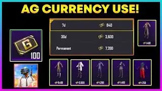 Use Of AG (Ace Gold) Currency In Pubg Mobile || Use Kaise Karna Hai? (Hindi)