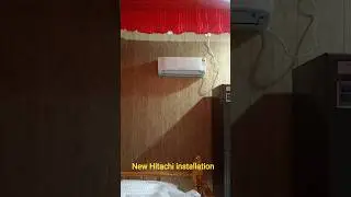 new Hitachi AC installation...