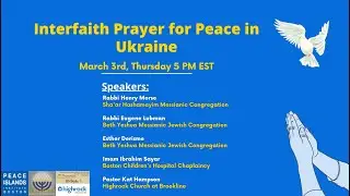 Interfaith Prayer for Peace in Ukraine