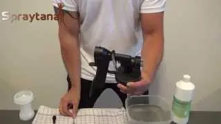 S&aring;dan adskiller du MaxiMist LITE spray tan pistol