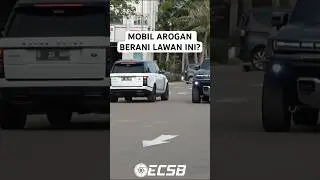 BERANI ADU FORTUNER PAJERO AROGAN? 🗿🗿 (Hummer EV Indonesia) #ecsb #shorts