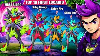 😱TOP 10 FORMS - THE FIRST BLOOD🩸OF MEGA LUCARIO 🔥 LEGENDARY POKEMON | ETERNATUS | ARCEUS | PALWORLD