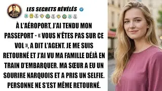 À l'aéroport, l'agent m'a dit que je n'étais pas sur le vol. Je me suis retourné.